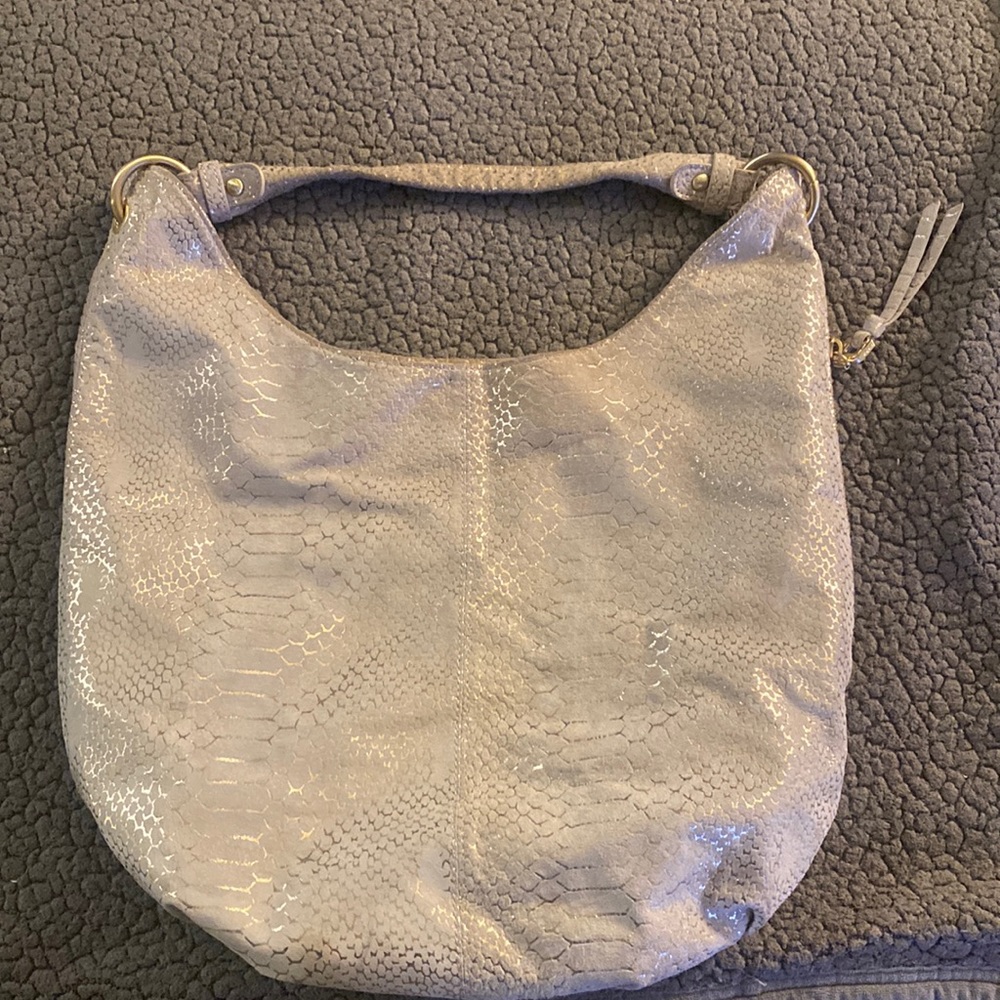 Gold and cream HOBO bag